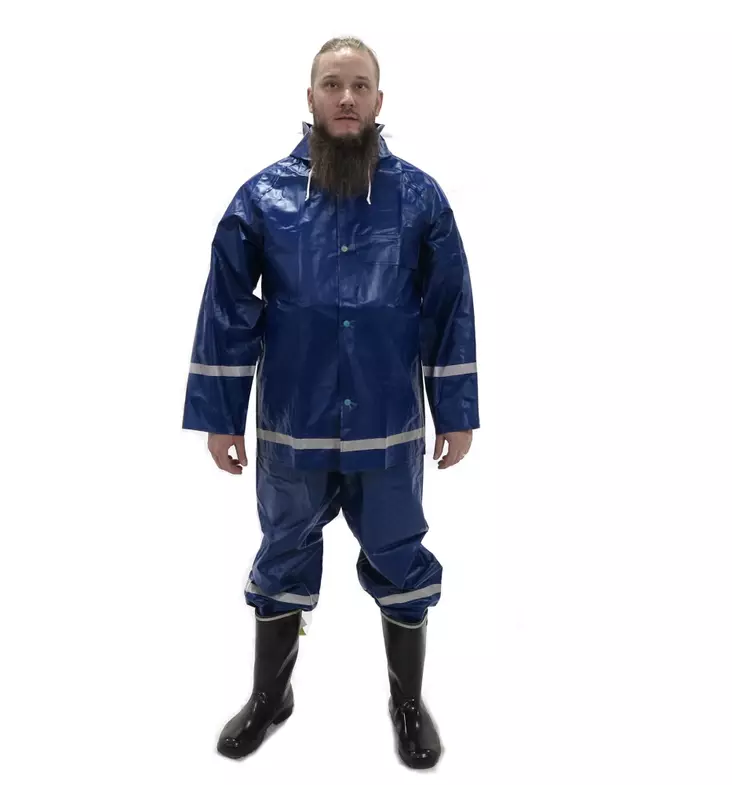 Sadeasu takilla ja henkselihousuilla XXL - Sadevaatteet ja sadevarusteet - 832267 - 1