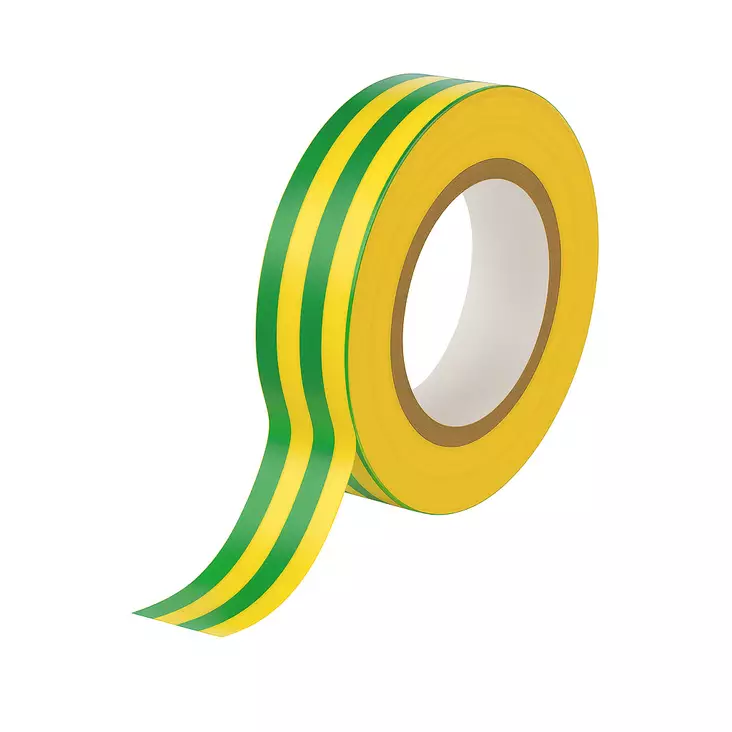 Sähköteippi kelta/vihreä 15 mm x 10 m - Rakennusteipit - 5017374896967 - 2