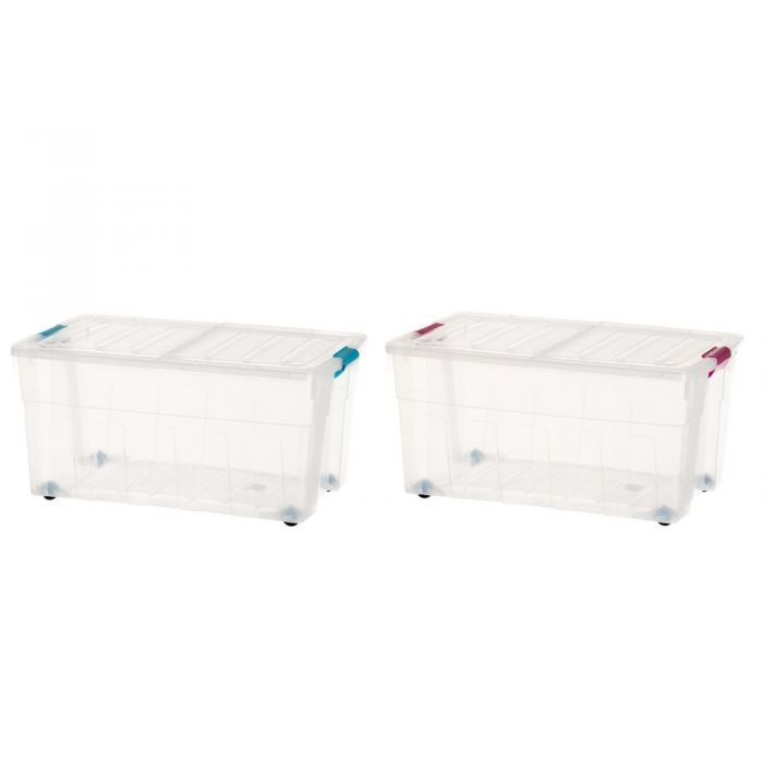 Muovinen s=C3=A4ilytyslaatikko taittuvalla kannella - Säilytyslaatikot ja muovilaatikot - 6410412530417 - 1