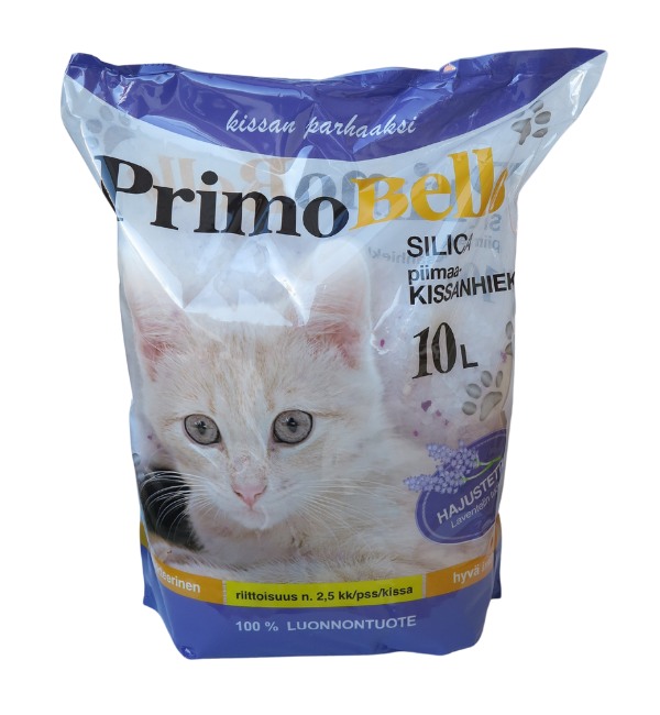 laventelinutoksuinen kissanhiekka silica - Kissanhiekat ja hiekkalaatikot - 6438159060387 - 1