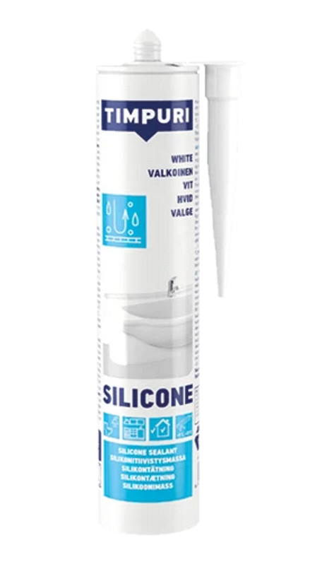 SILIKONI 310ml VALKOINEN Q4 Timpuri - Silikonit - 6418091031317 - 1