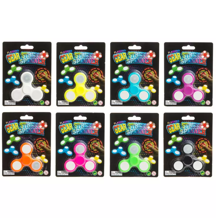 SPINNERI LED-VALOILLA - Fidgetit ja stressilelut - 6410413040717 - 1