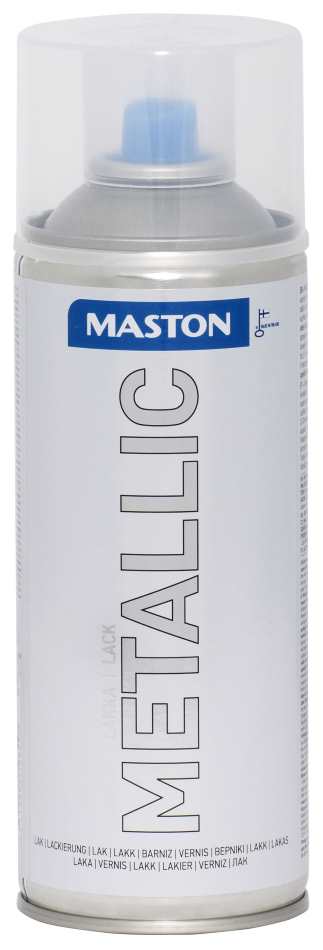 SPRAYMAALI METALLIC LAKKA 400ML MASTON - Spraymaalit - 6412492108227 - 1