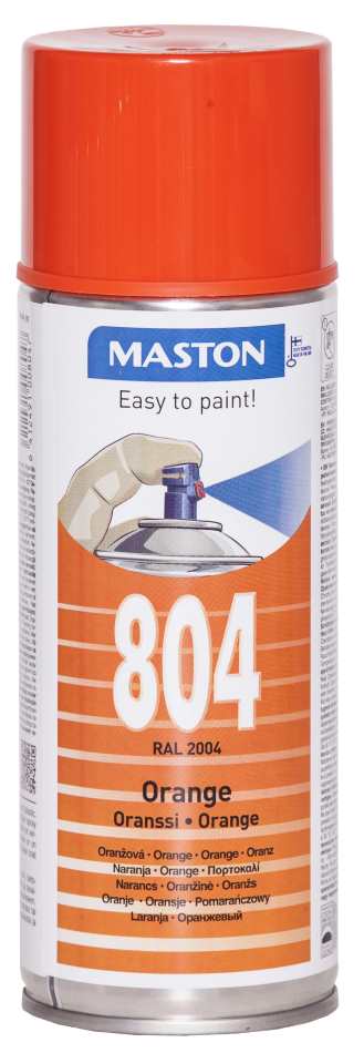 SPRAYMAALI ORANSSI 804 400ML MASTON - Spraymaalit - 6412491008047 - 1