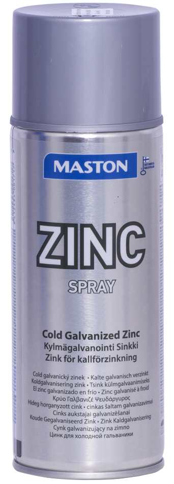 SPRAY SINKKI 400ML MASTON Kylmägalvanointisinkki - Spraymaalit - 6412494001717 - 1