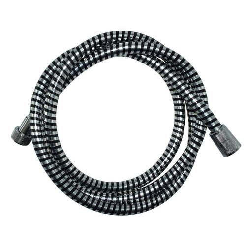 SUIHKULETKU 2,0M MUSTA/ HOPEA - Suihkut - 6438140050427 - 1