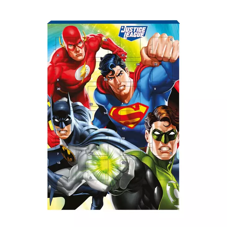 Joulukalenteri Justice League 75g - Elintarvikkeet joulu - 8714786305007 - 1