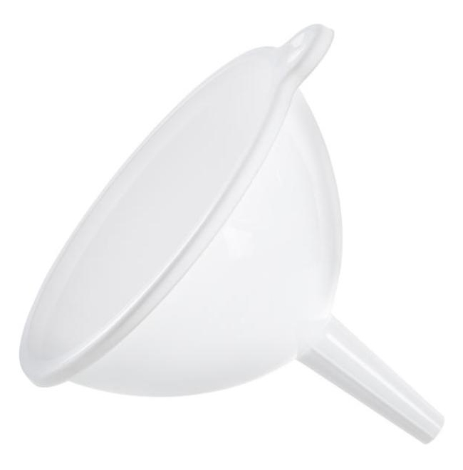 K=C3=A4yt=C3=A4nn=C3=B6llinen suppilo, jonka reunassa pieni k=C3=A4den=
sija. Kapea suuaukko mahtuu useimpiin pulloihin. - Keittiötyövälineet - 6411760159107 - 1