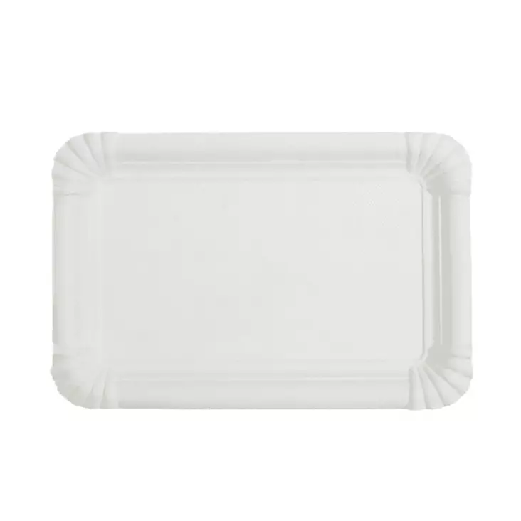 Rosa tarjoilulautanen 13x20cm 50kpl - Kertakäyttölautaset - 6418055009307 - 1