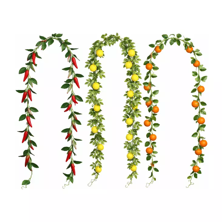 Tekoköynnös sitru tai chili - Tekokasvit ja muovikukat - 6438159384827 - 1