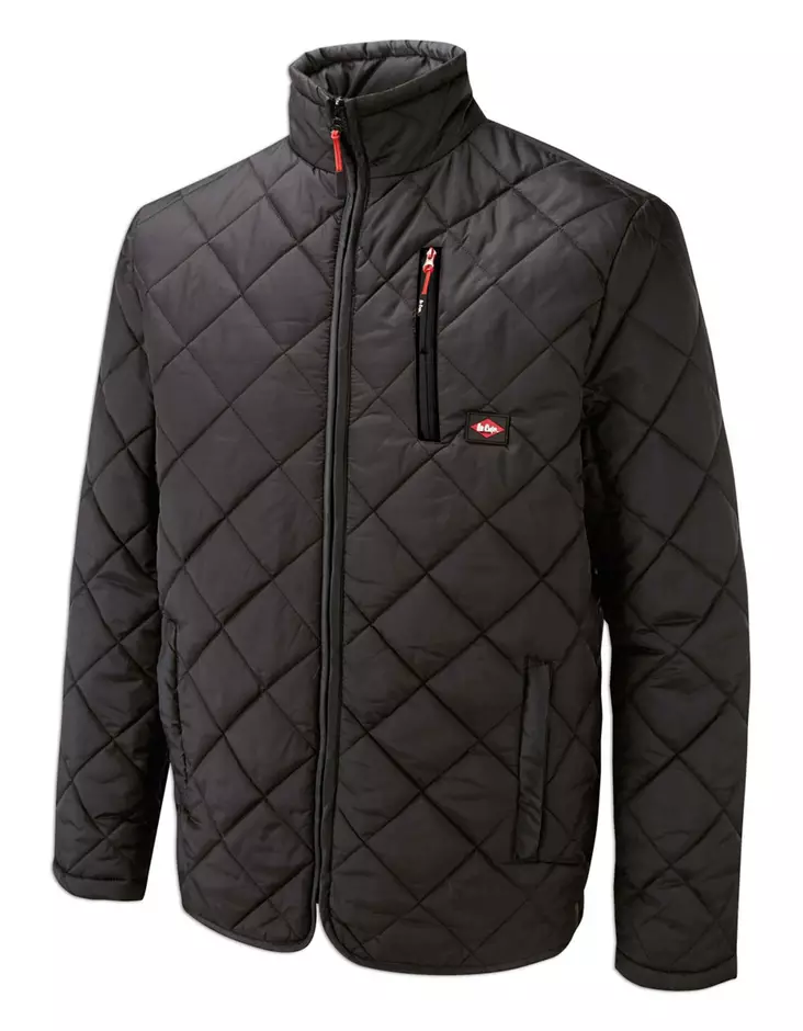 TIKATTU TAKKI Lee Cooper Musta - Miesten ulkovaatteet - 5050217238067 - 1