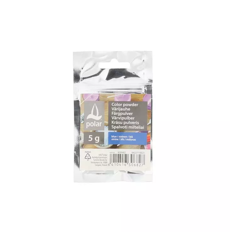 v=C3=A4rijauhe safiirinsininen polar kynttil=C3=A4n valmistus - Kynttilätarvikkeet ja kynttiläkortisteet - 6410416306827 - 1