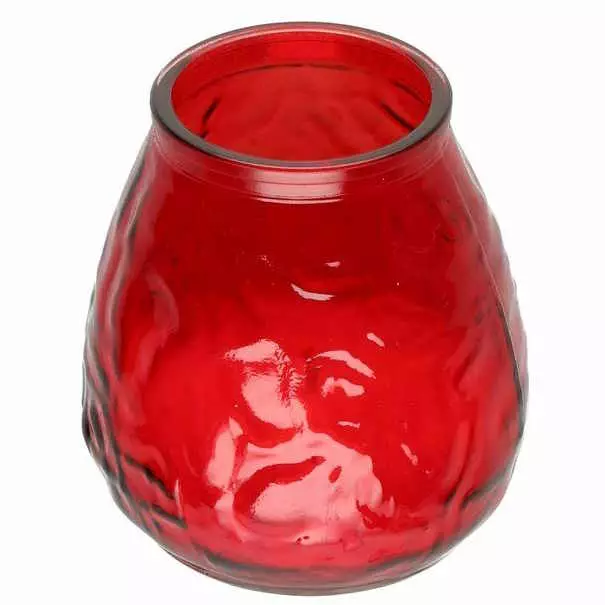 Venetsia kynttilä iso punainen 11x10 cm - Tuikkukynttilät ja lämpökynttilät - 6410413334557 - 1