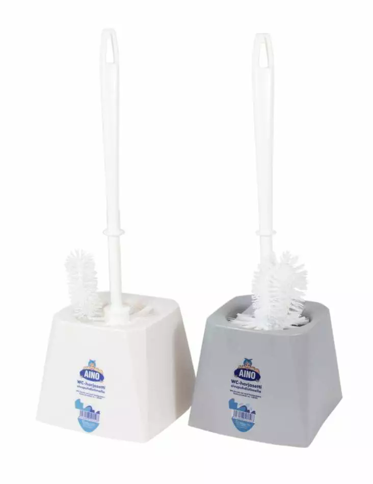 Wc-harja sivuharjalla+kuppi - WC-harjat ja pesuharjat - 6416096501507 - 1