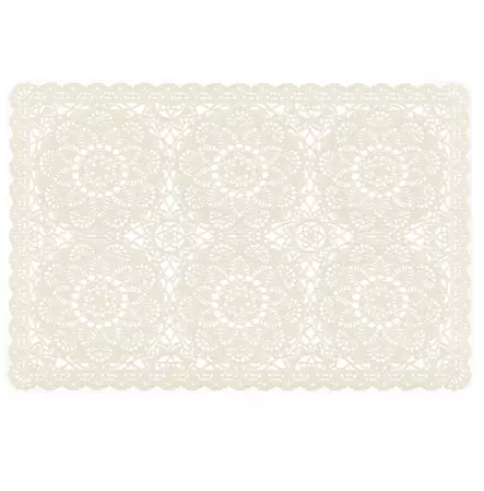 Suorakaiteen muotoinen tabletti pitsikuviolla - Pöytätabletit - 6410416140278 - 1