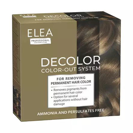 Elea Decolor Kestovärin poistoaine 330ml - Hiusvärit ja sävytteet - 3800708382548 - 2