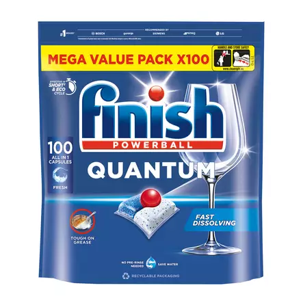 Finish Konetiskitabletti 100kpl Quantum - Konetiskiaineet - 5714970009578 - 1