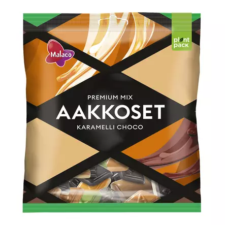 MALACO AAKKOSET 290G KARAMELLI CHOKO - Makeiset ja naposteltavat - 6420256016268 - 1