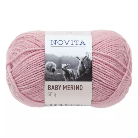 NOVITA BABY MERINO 50G LANKA Useita eri värejä - Villalangat - 6412612103262 - 1
