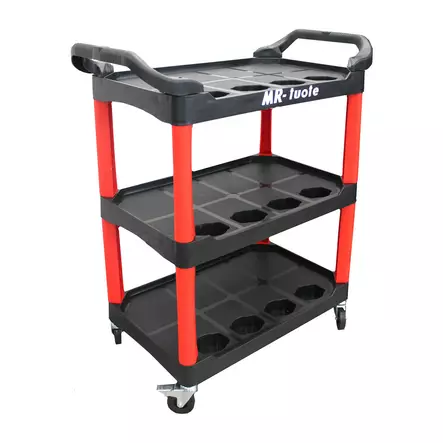 Monitoimikärry pyörillä max. 120kg - Työkaluvaunut - 6430074696498 - 1