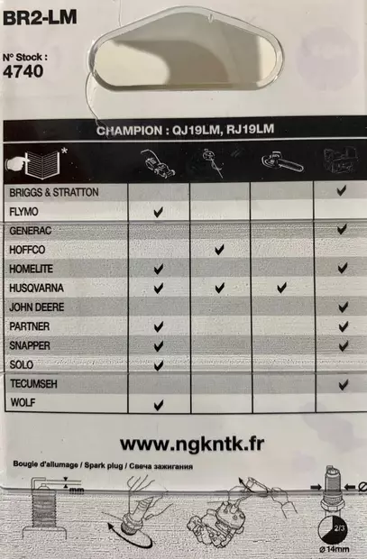 NGK sytytystulppa - Sytytystulpat - 0087295047408 - 2