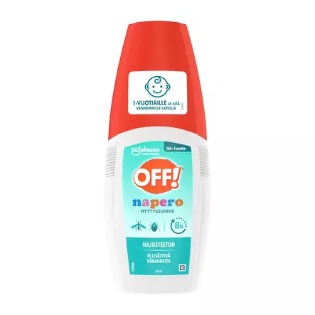 OFF! NAPERO HYTTYSSUIHKE 100ML - Hyttysmyrkyt ja hyttyssavut - 5000204385878 - 1