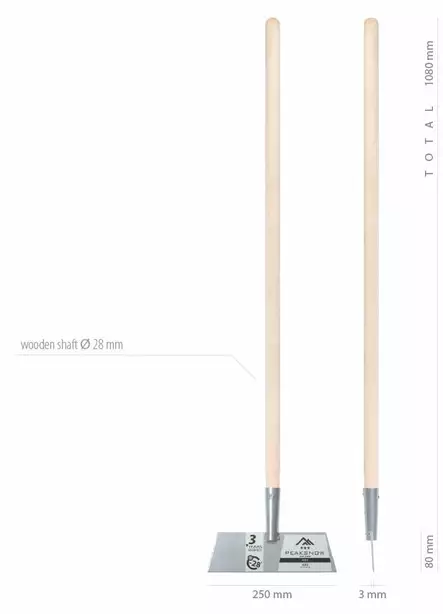 PETKELE 250MM - Petkeleet ja jääraudat - 5905197199498 - 2