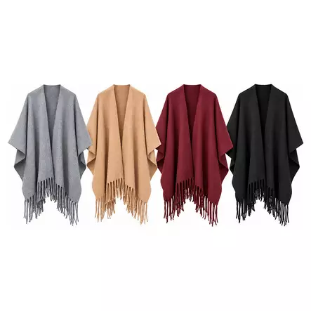 Poncho, edestä auki - Naisten yö- ja oloasut - 6438506007348 - 1