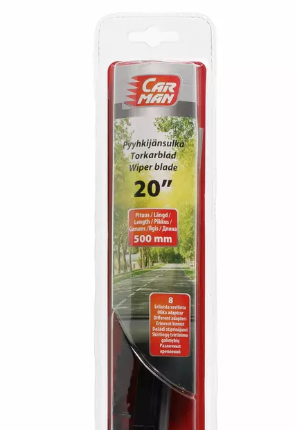 PYYHKIJÄNSULKA 20" 500MM CARMAN - Pyyhkijänsulat - 6410412657718 - 2