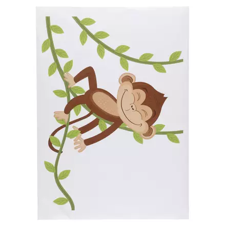 Sisustustarra apina makaava - Sisustuskalvot - 6410416533698 - 1