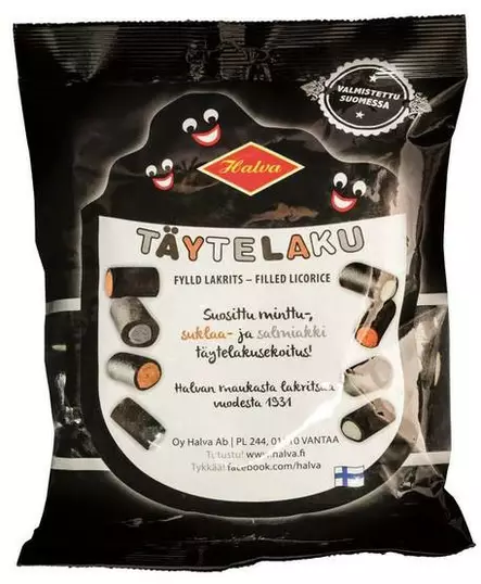 T=C3=A4ytelaku 350g on Halvan suosittu minttu-, suklaa- ja salmiakkit=C3=
=A4ytelakusekoitus.
T=C3=A4ytelaku 350g on Halvan suosittu minttu-, suklaa- ja salmiakkit=C3=
=A4ytelakusekoitus. - Makeiset ja naposteltavat - 6420900009608 - 1