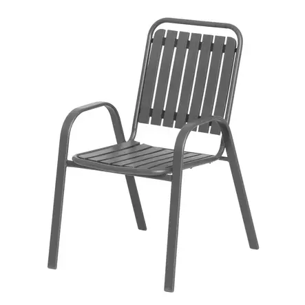 Tuoli Eila pinottava antrasiitin harmaa - Puutarhatuolit - 6410416534978 - 1