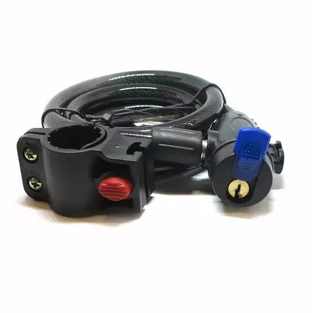 VAIJERILUKKO 120cm POLKUPYÖRÄN VAIJERILUKKO 2xAVAIN + KIINNIKKEET - Vaijerit ja vaijeritarvikkeet - 6438417029798 - 2