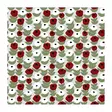 Servetti Havi Flora vihreä punain 33cm - Lounas-servetit 33x33 - 6411630800108 - 1