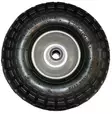 Ilmakumipyörä 3,50-4 metallivanne akseli 20mm - Kottikärryn renkaat - 6430013061028 - 1