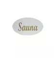 kyltti sauna valkoinen - Kyltit ja avaimenperät - 6430077570948 - 1