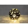 LED Koristelasipallo Lumihiutale 12cm - Valohahmot ja valokoristeet - 6410416482798 - 1