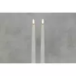 3D LED-kynttilä 2kpl 28 cm valkoinen - LED-kynttilät - 6410416576428 - 1