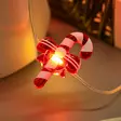 Led valosarja karkkikeppi 10l - Valosarjat paristokäyttöiset - 6438506002718 - 1