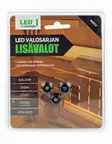 LISÄLAMPUT LED VALOSARJA 3-OS. MUSTA - Lisävalot - 6430066031498 - 1