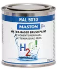 MASTON H2O GENTIANSININEN 250ML RAL5010 - Metallimaalit - 6412490005818 - 1