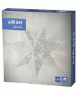METALLINEN JOULUTÄHTI 30CM AIRAM LEENA LED VALKOINEN - Ikkunan valokoristeet - 6435200213198 - 3