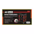 Monitoimikärry pyörillä max. 120kg - Työkaluvaunut - 6430074696498 - 2