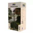 Pihavalaisin lyhty E27 musta 1200 mm - Ulkovalaisimet - 6418536020548 - 2