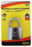 RIIPPULUKKO 50MM - Riippulukot, kassalippaat ja kassakaapit - 6438152025208 - 1