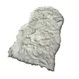 TEKOTURKISTALJA 60x180 cm valkoinen fox - Sisustustaljat - 6438159245098 - 1