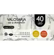 ULKOVALOSARJA LED 40Led lämmin valkoinen - Valosarjat verkkovirta - 6438159052078 - 1