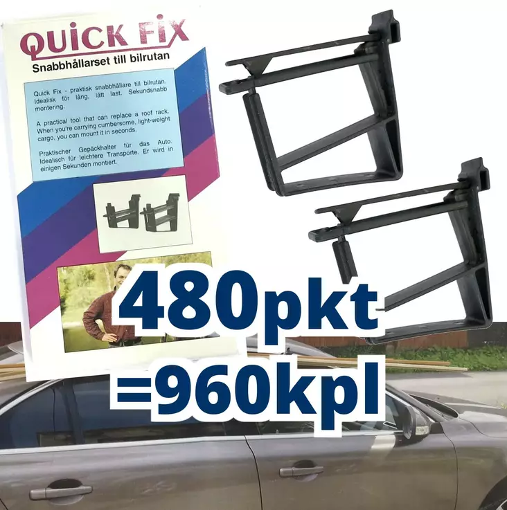 KULJETUSTELINE SNAPRACK 2kpl - Taakkatelineet ja pyöränkuljetustelineet - 833318 - 1