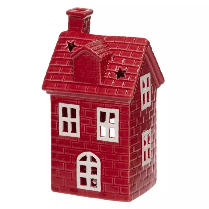 Talolyhty Copenhagen punainen 17cm - Lyhdyt sisäkäyttöön - 6410416387178 - 1