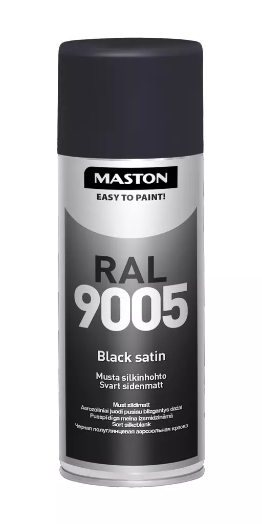 RAL9005 MUSTA SILKKIMATTA - Metallimaalit - 6412494004008 - 1